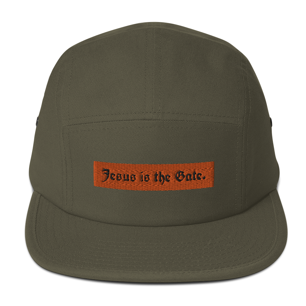 Jesus is the Gate. Five Panel Cap