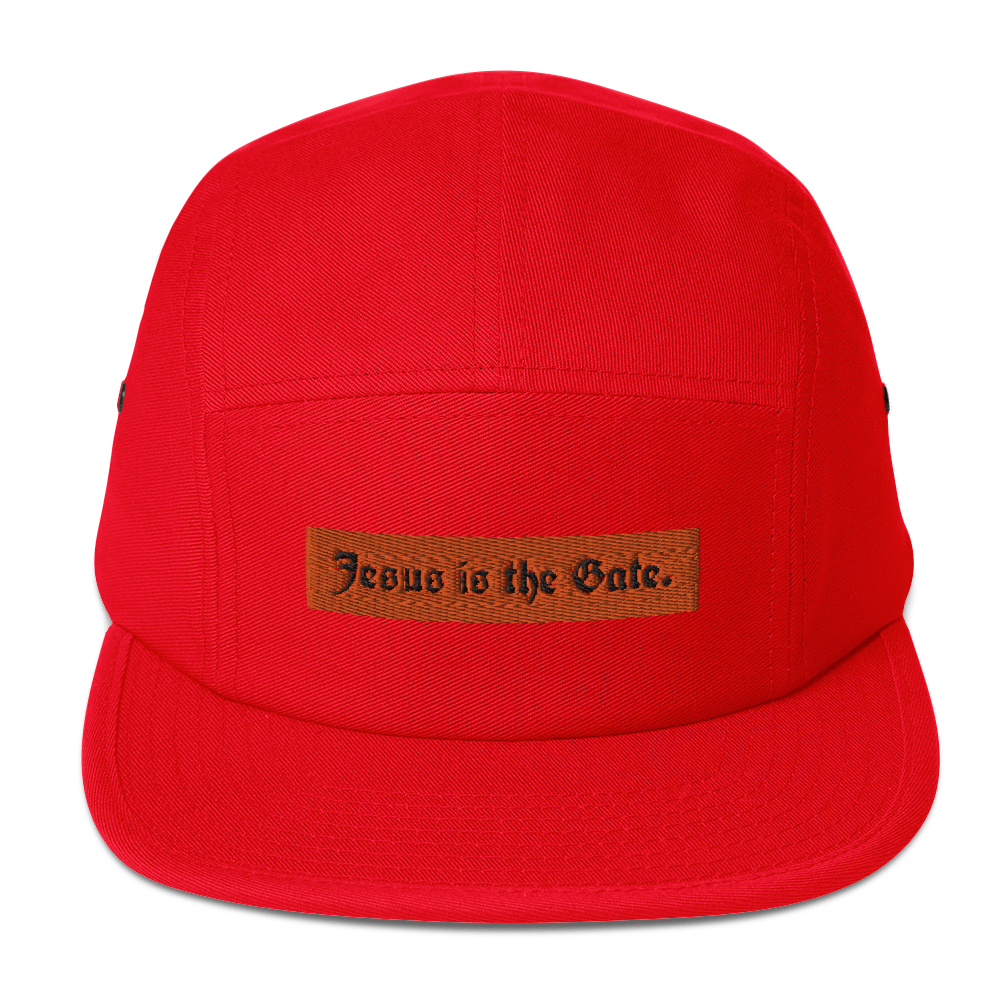 Jesus is the Gate. Five Panel Cap