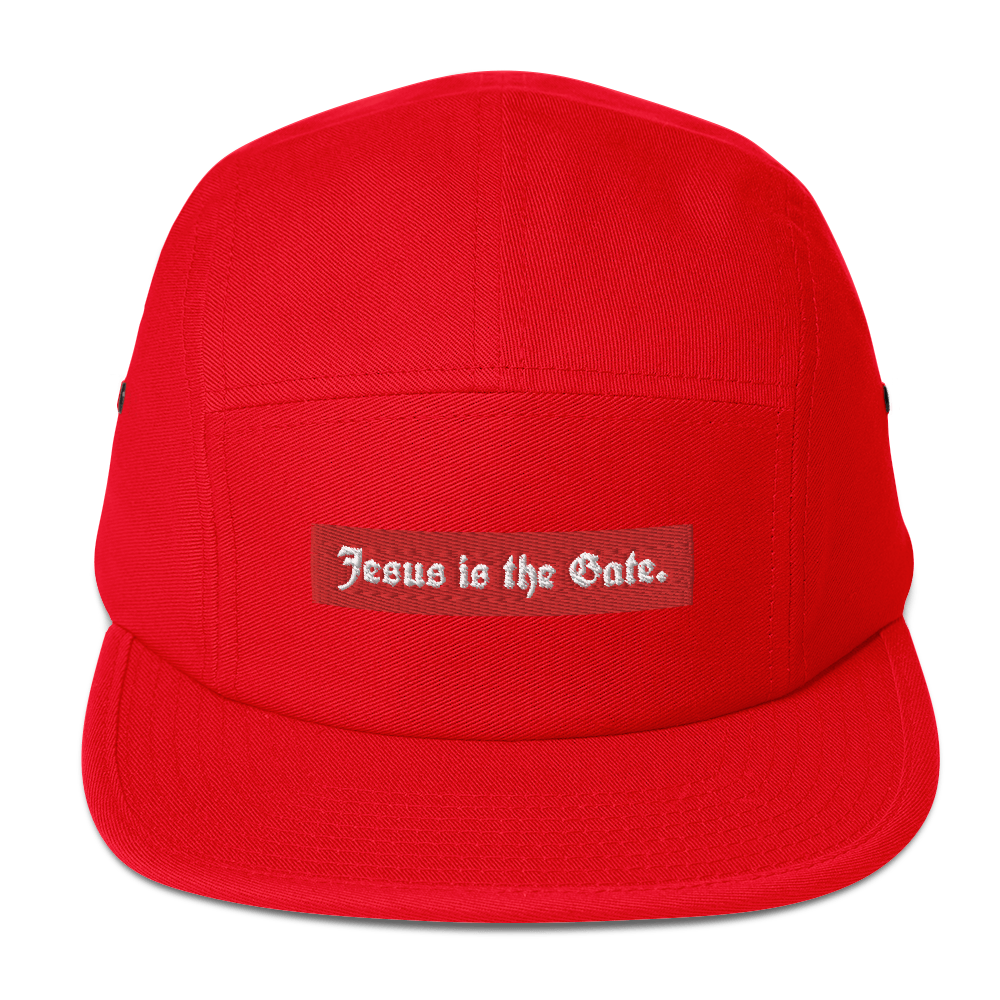 Jesus is the Gate. Five Panel Cap