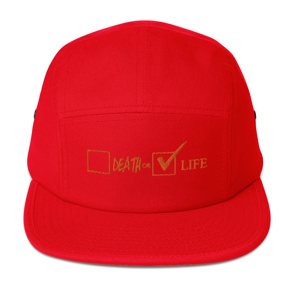 CHOOSE LIFE Five Panel Cap