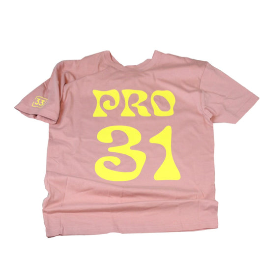 PRO 31 Mujer Virtuosa T-Shirt Camisa en Rosado y Amarillo