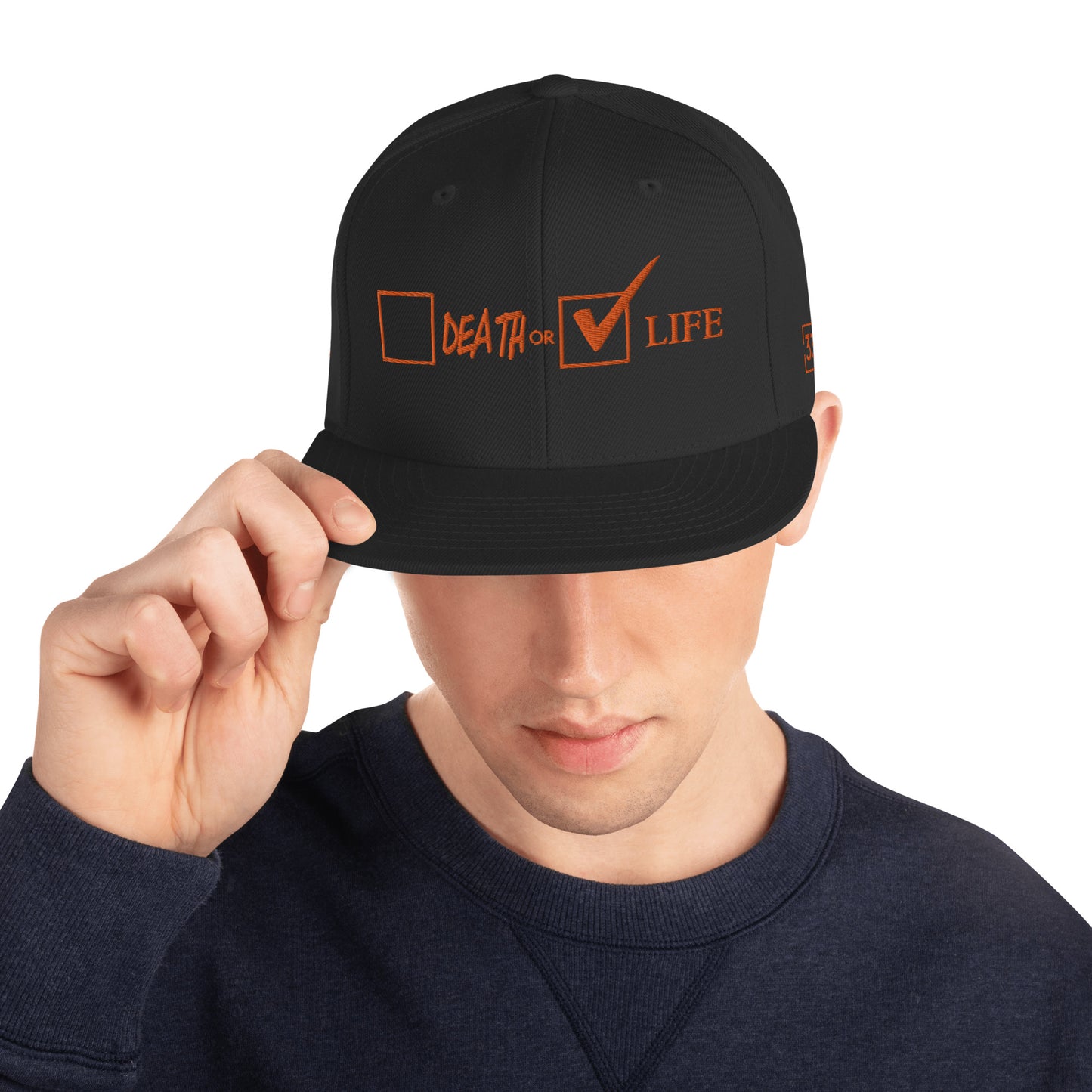 CHOOSE LIFE.Snapback Hat