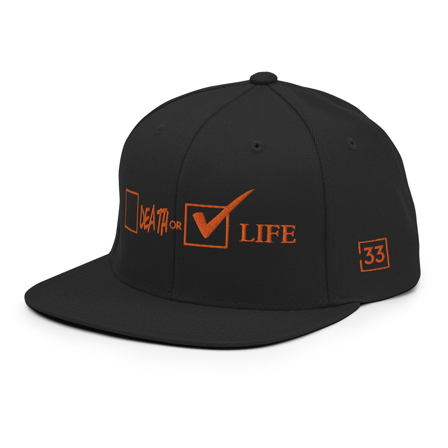 CHOOSE LIFE.Snapback Hat