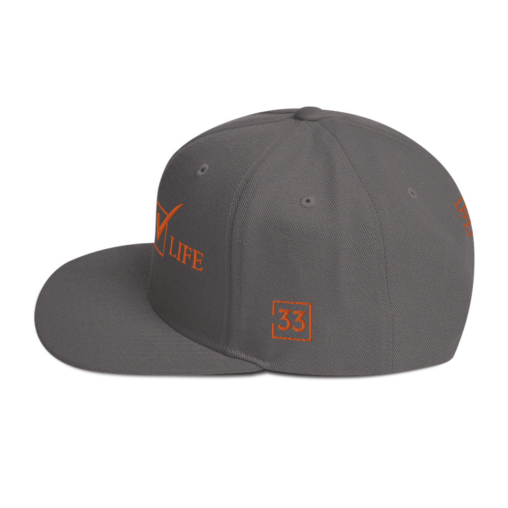 CHOOSE LIFE.Snapback Hat