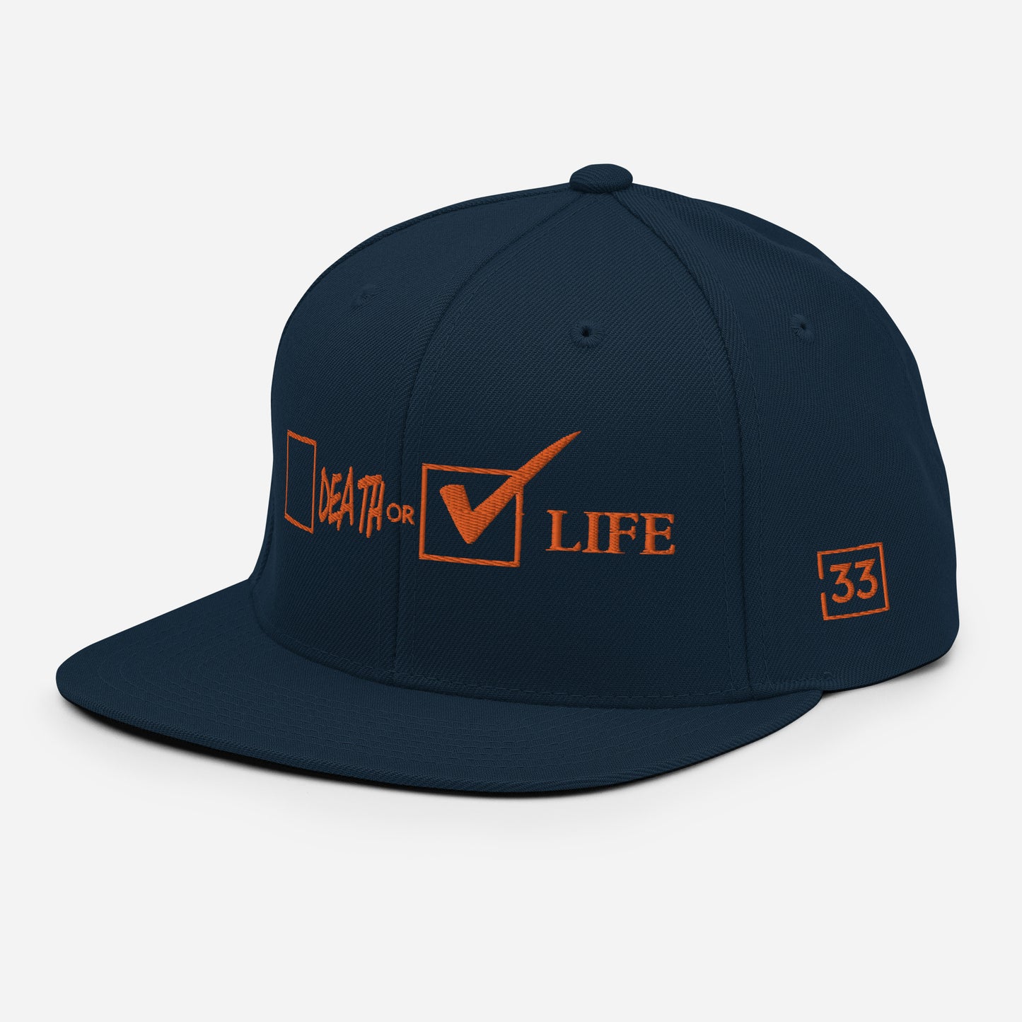 CHOOSE LIFE.Snapback Hat