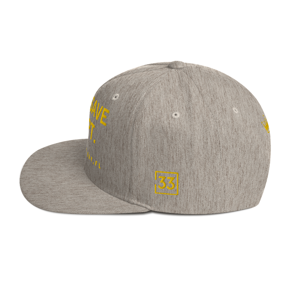 GOD'SAVE Snapback Hat