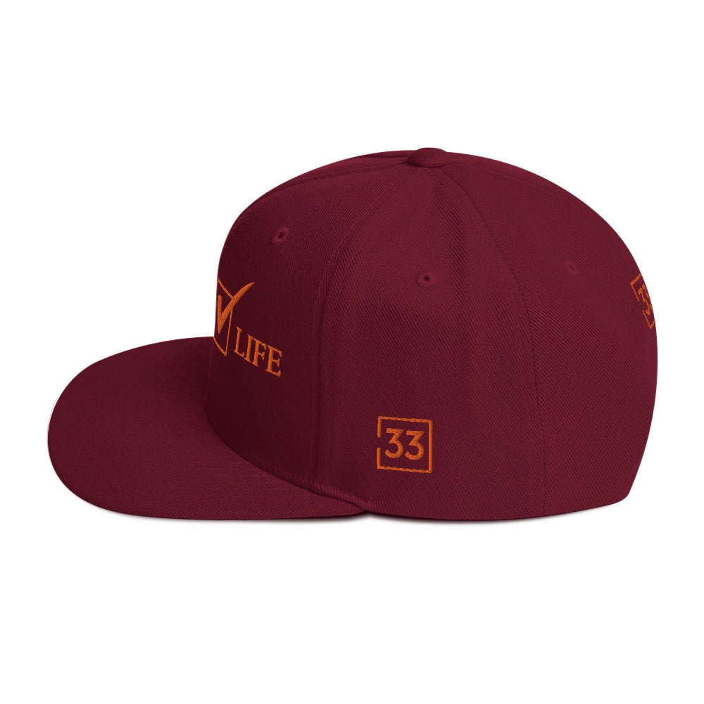 CHOOSE LIFE.Snapback Hat