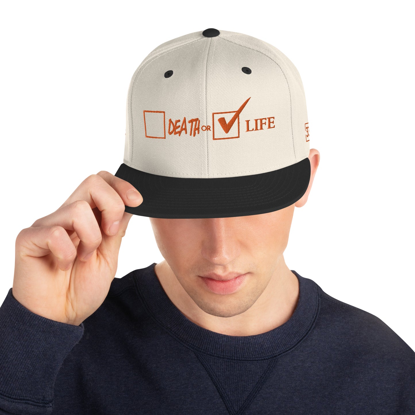 CHOOSE LIFE.Snapback Hat