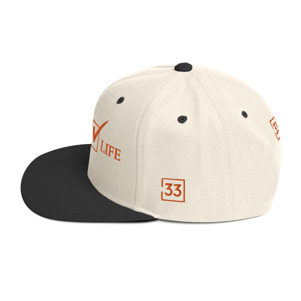 CHOOSE LIFE.Snapback Hat