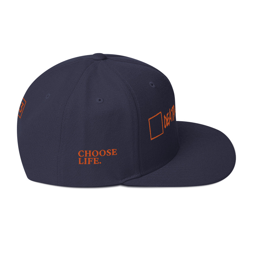 CHOOSE LIFE.Snapback Hat