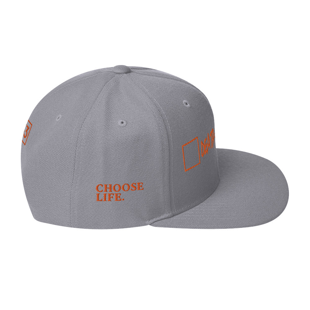 CHOOSE LIFE.Snapback Hat