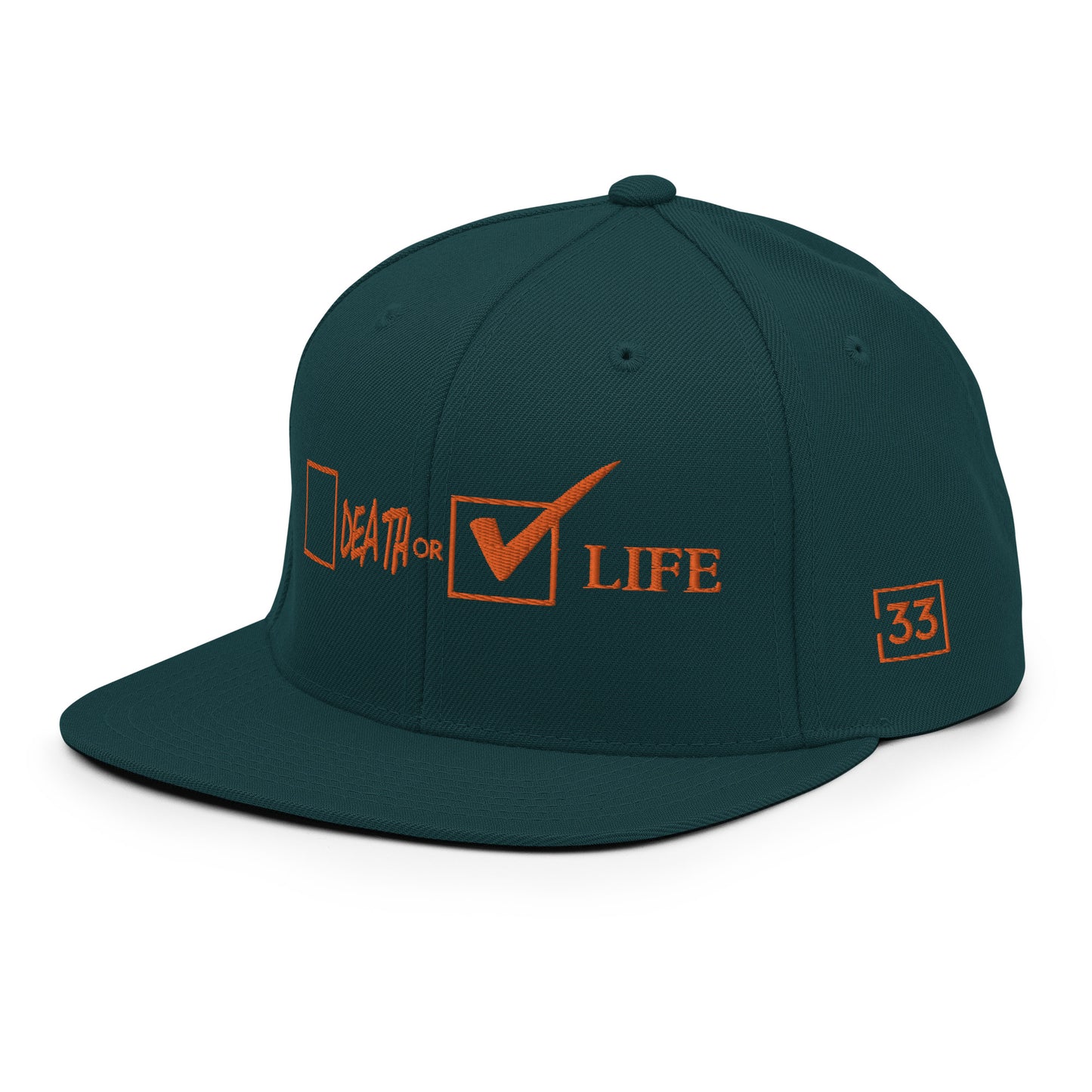 CHOOSE LIFE.Snapback Hat