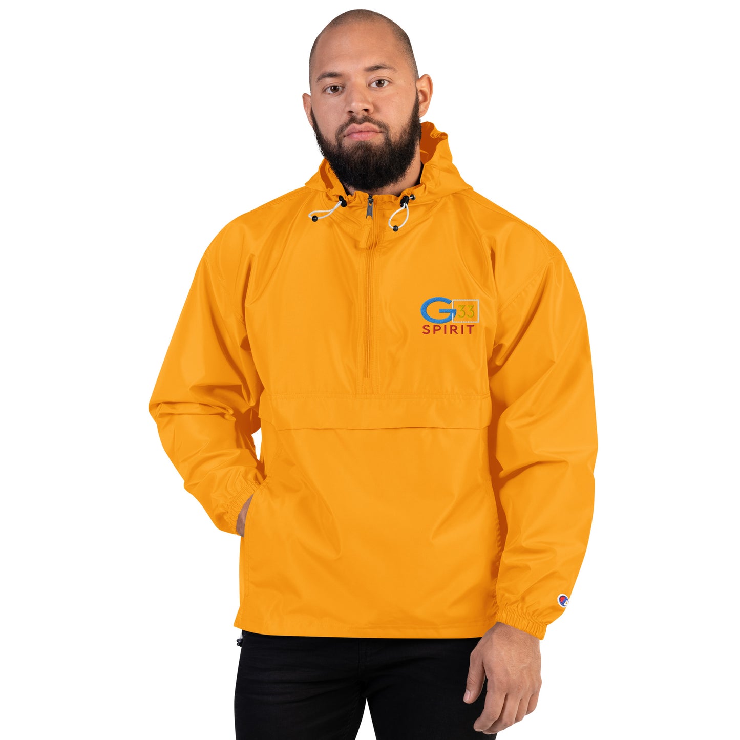 Embroidered Champion Packable Jacket