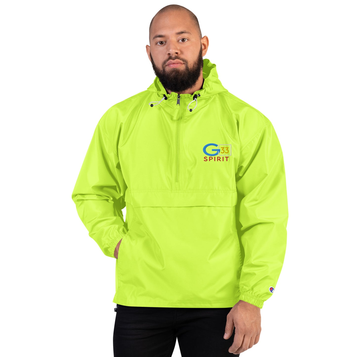 Embroidered Champion Packable Jacket