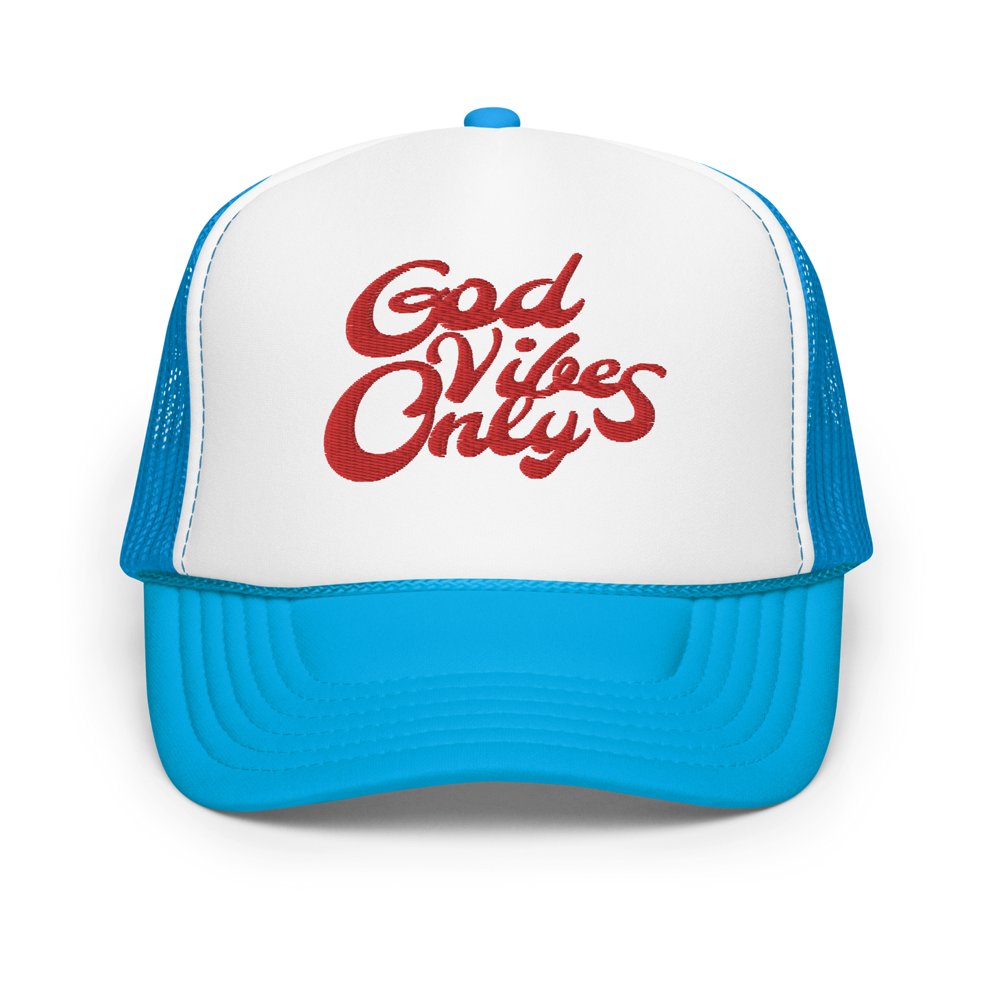 God Vibes Only Foam trucker hat