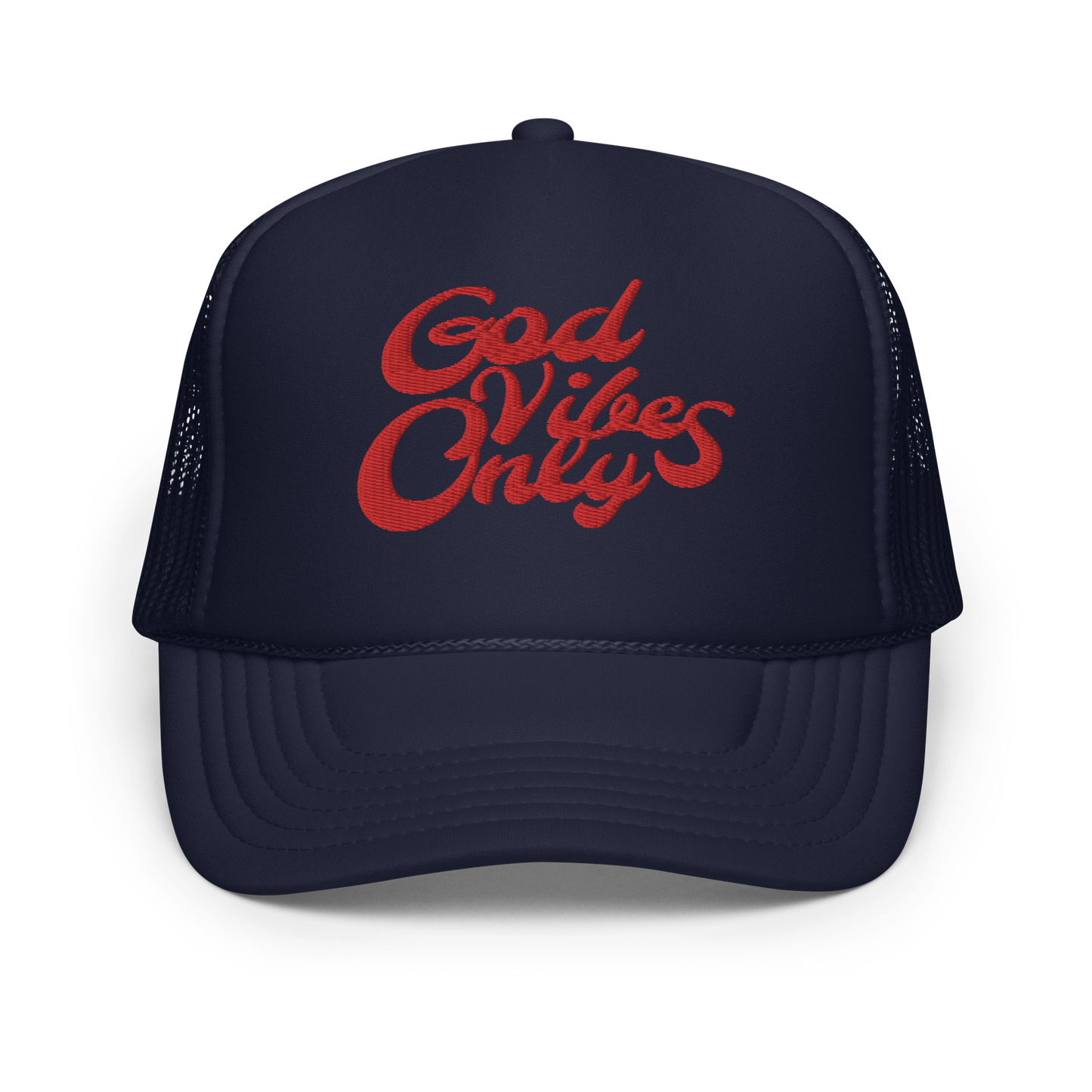 God Vibes Only Foam trucker hat