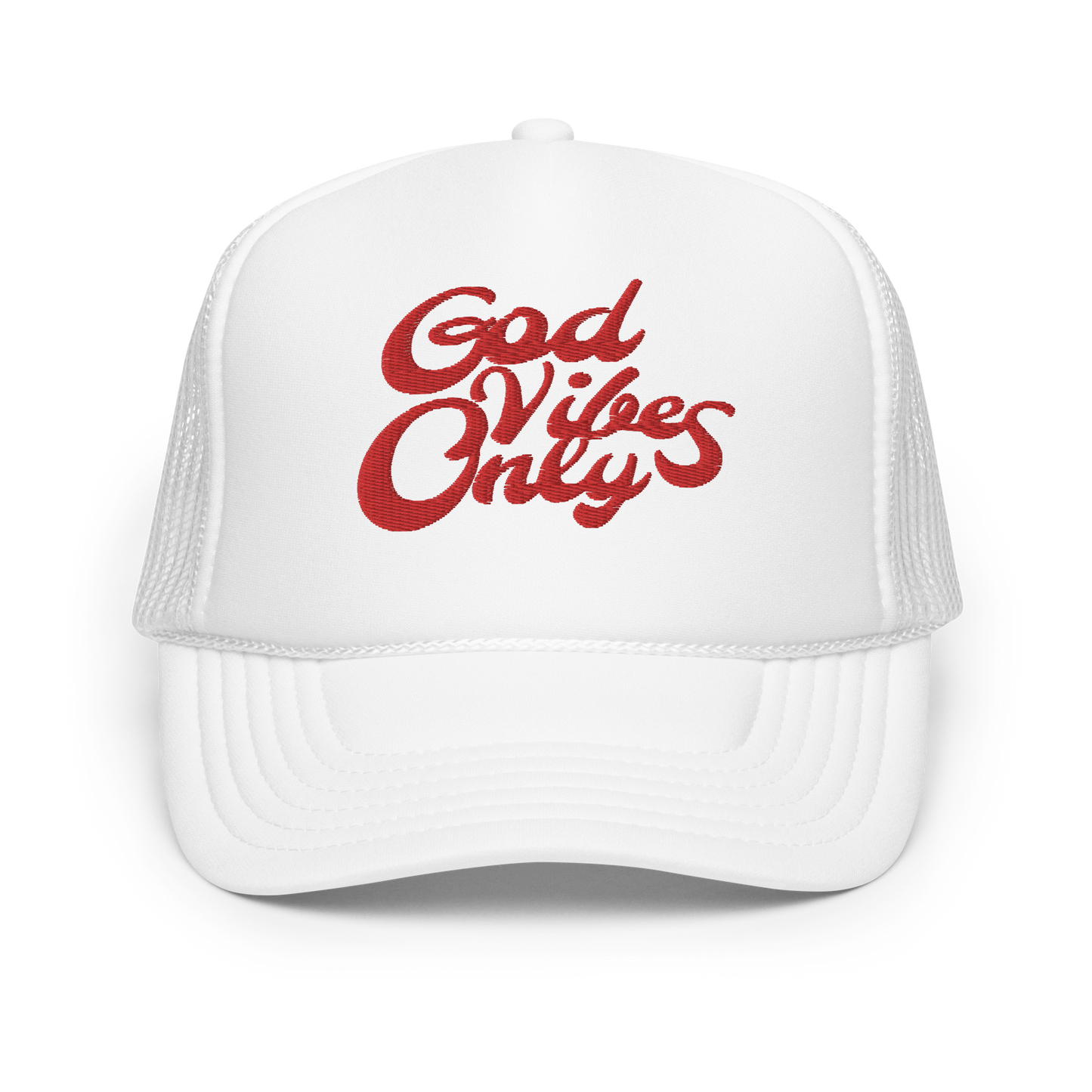 God Vibes Only Foam trucker hat