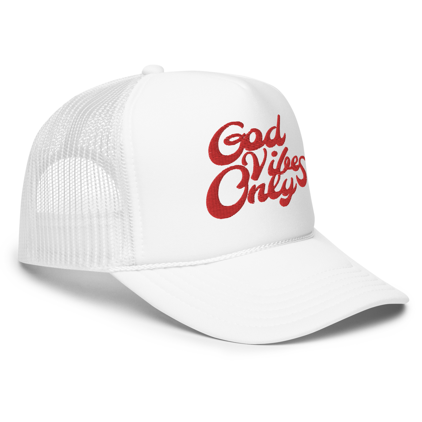 God Vibes Only Foam trucker hat