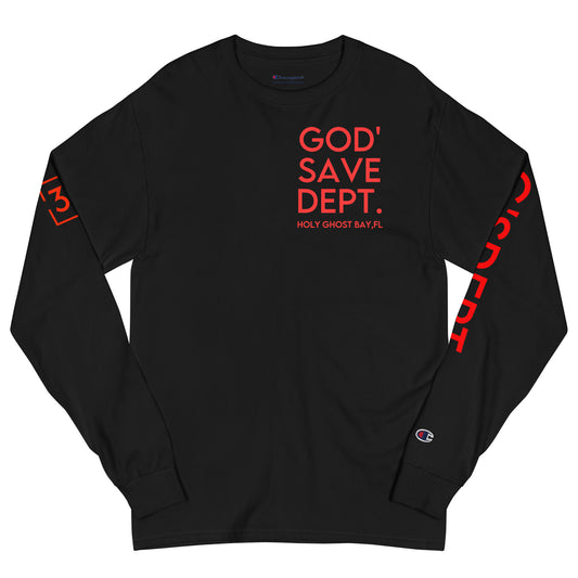 GOD’SAVE DEPT. Men's Champion Long Sleeve Shirt