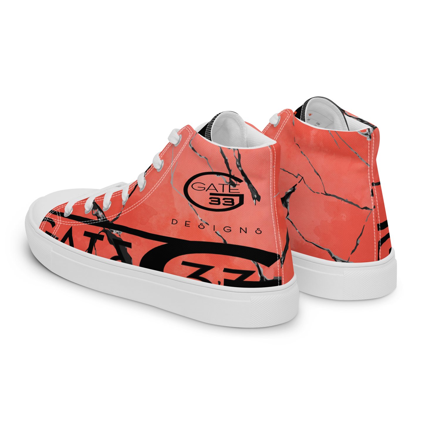 Gate33. Men’s high top canvas shoes