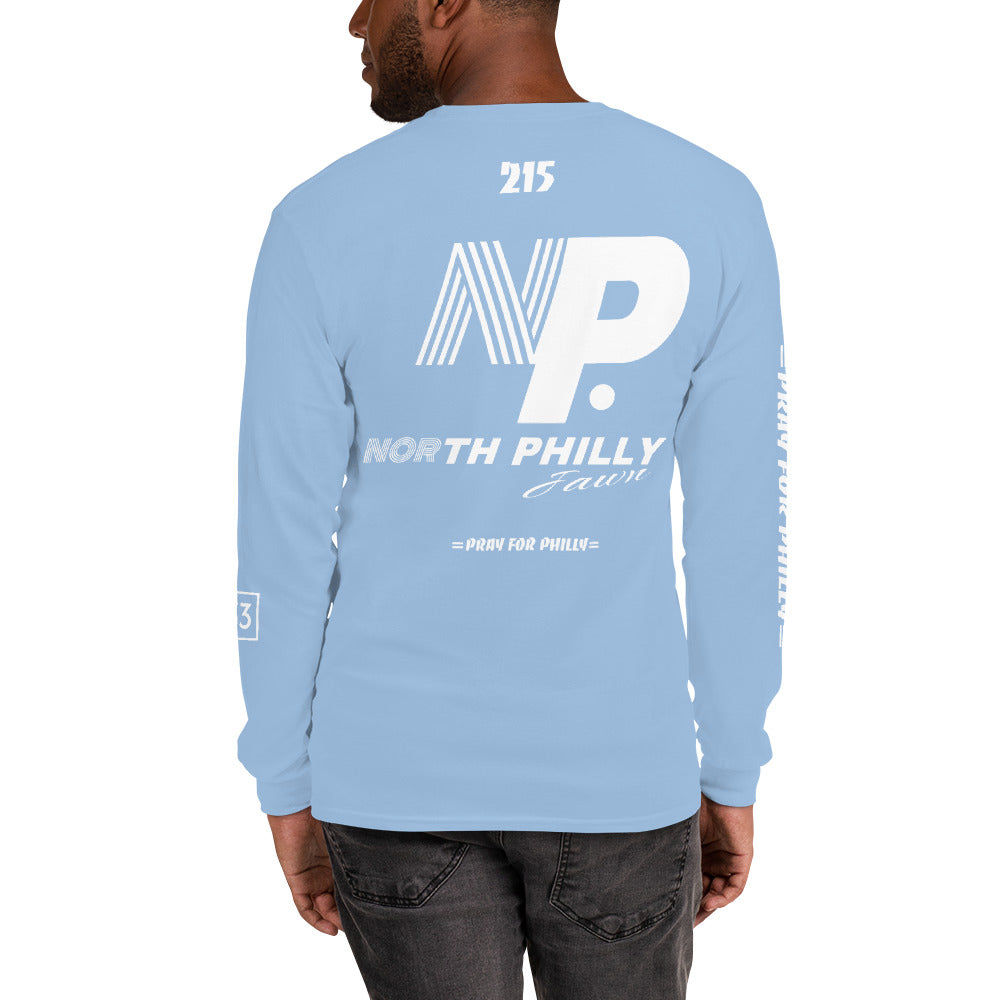 PRAY FOR PHILLY Men’s Long Sleeve Shirt