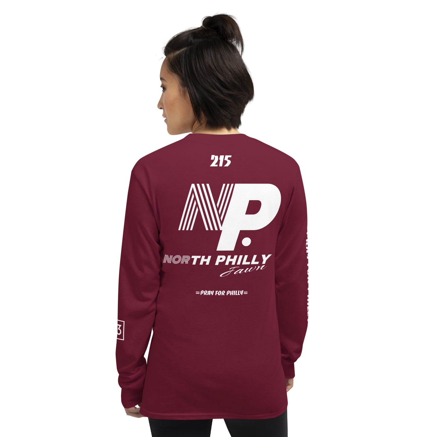 PRAY FOR PHILLY Men’s Long Sleeve Shirt