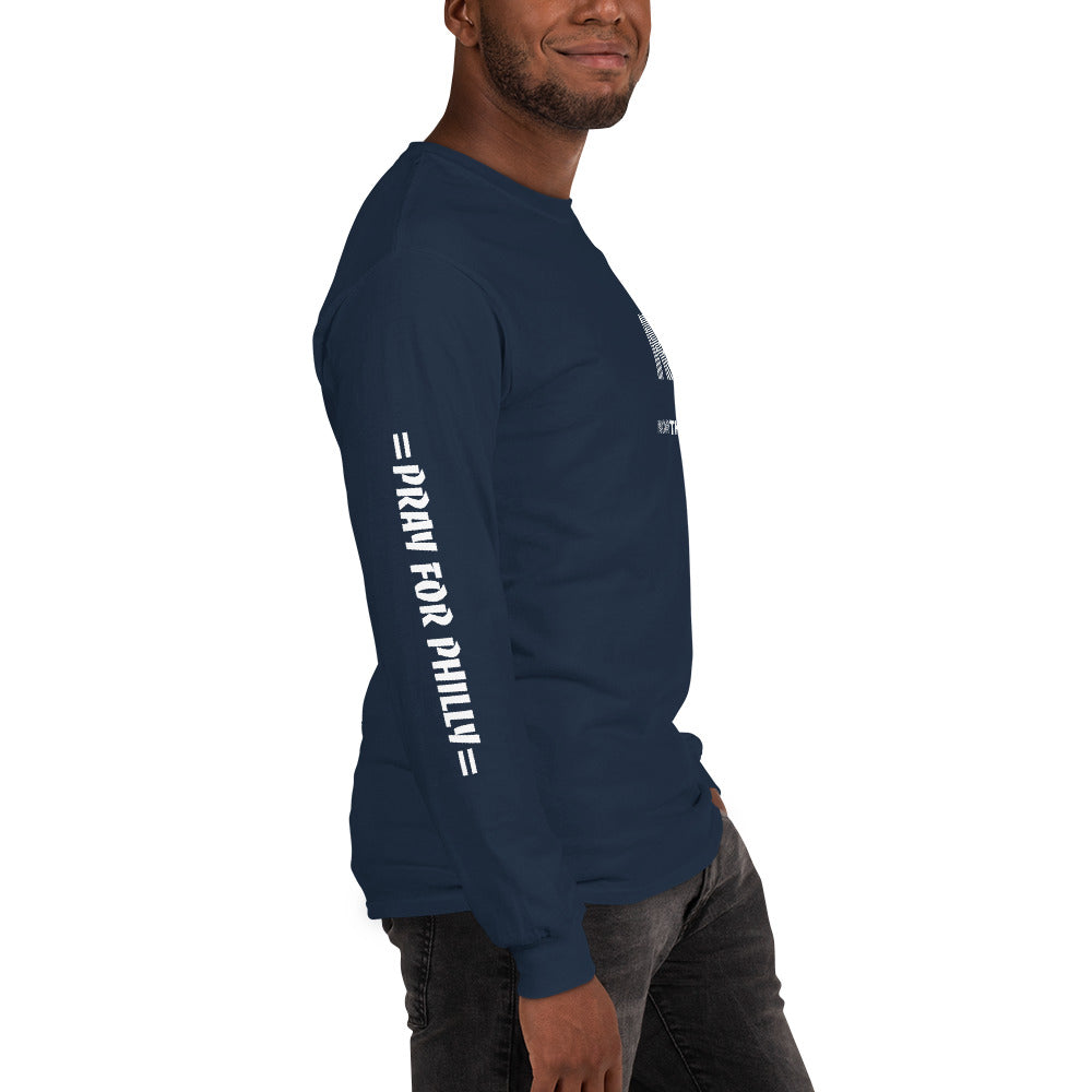 PRAY FOR PHILLY Men’s Long Sleeve Shirt