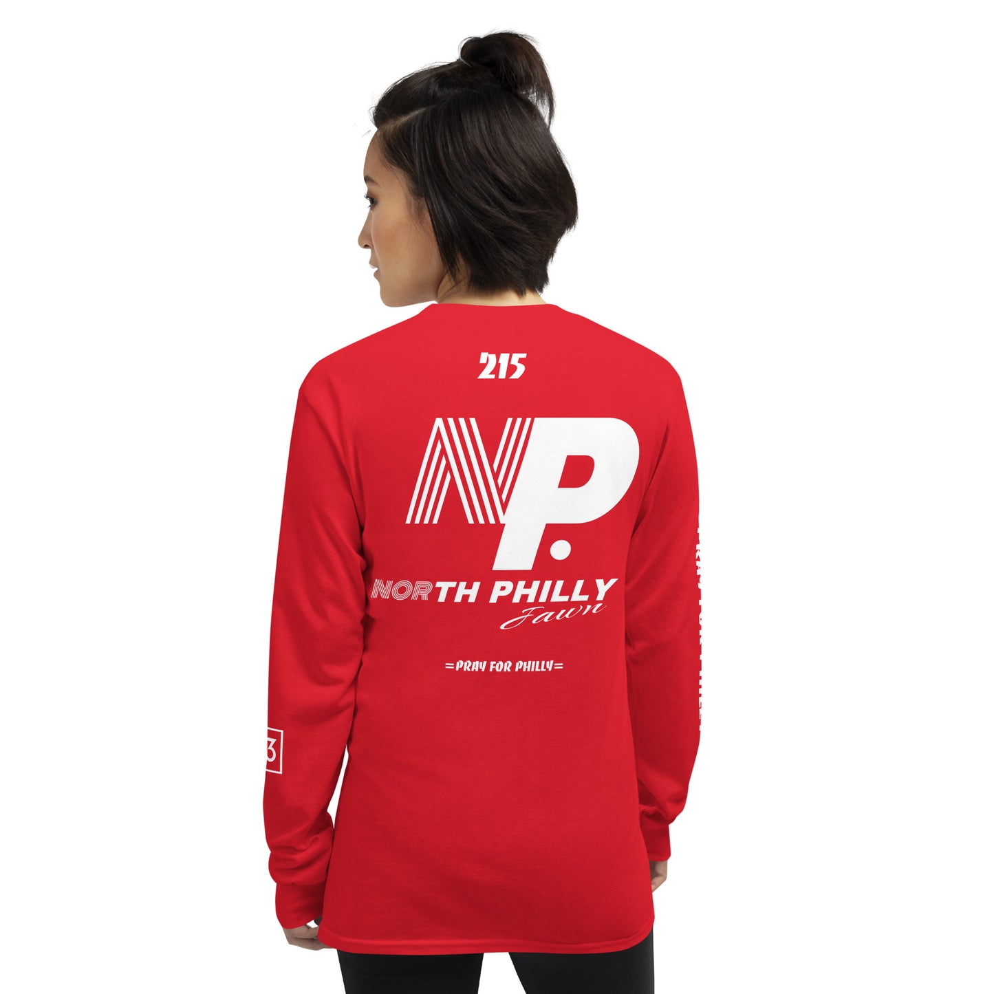 PRAY FOR PHILLY Men’s Long Sleeve Shirt