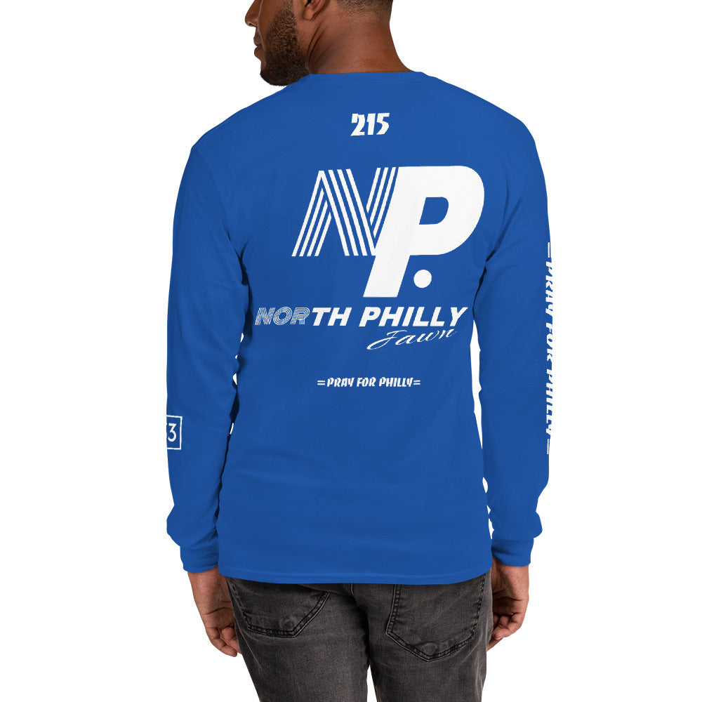 PRAY FOR PHILLY Men’s Long Sleeve Shirt