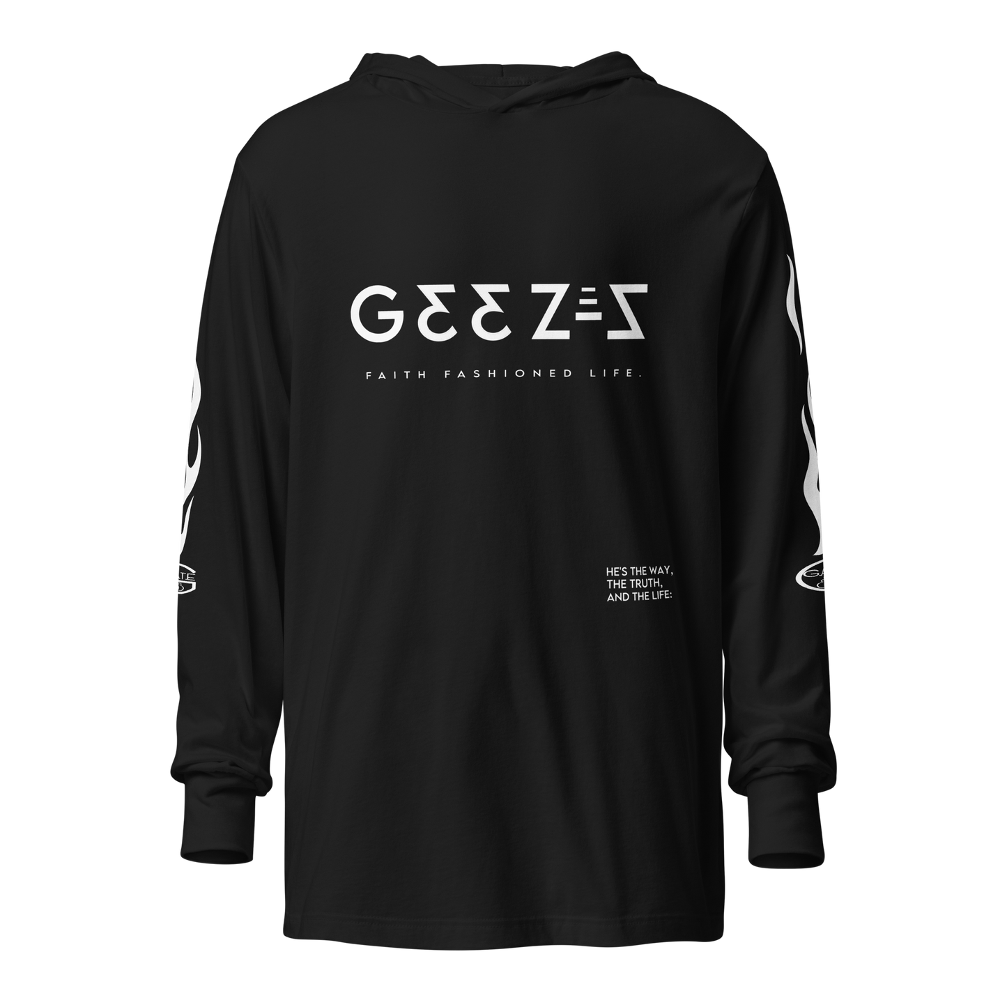 G33Z=Z Hooded long-sleeve tee