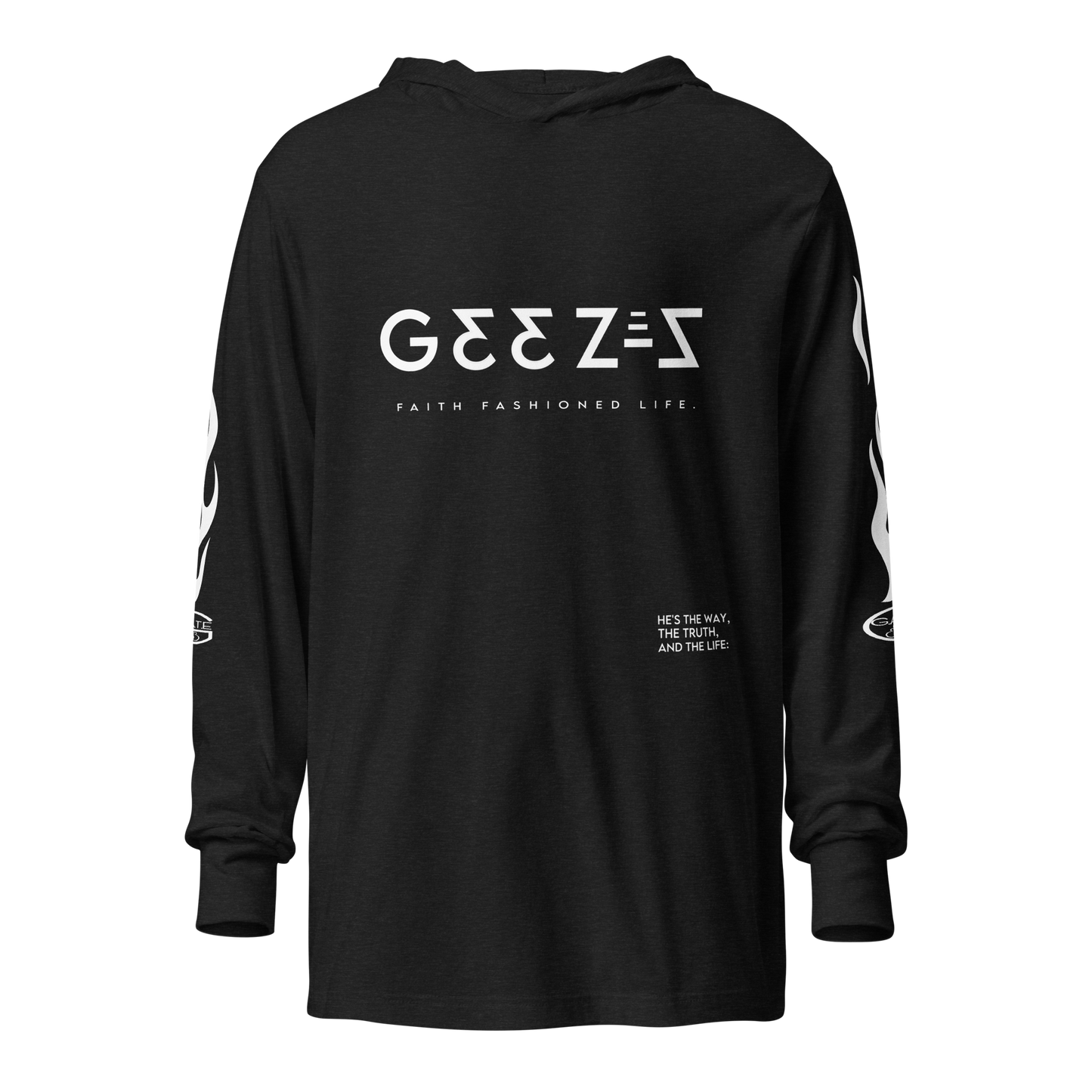 G33Z=Z Hooded long-sleeve tee