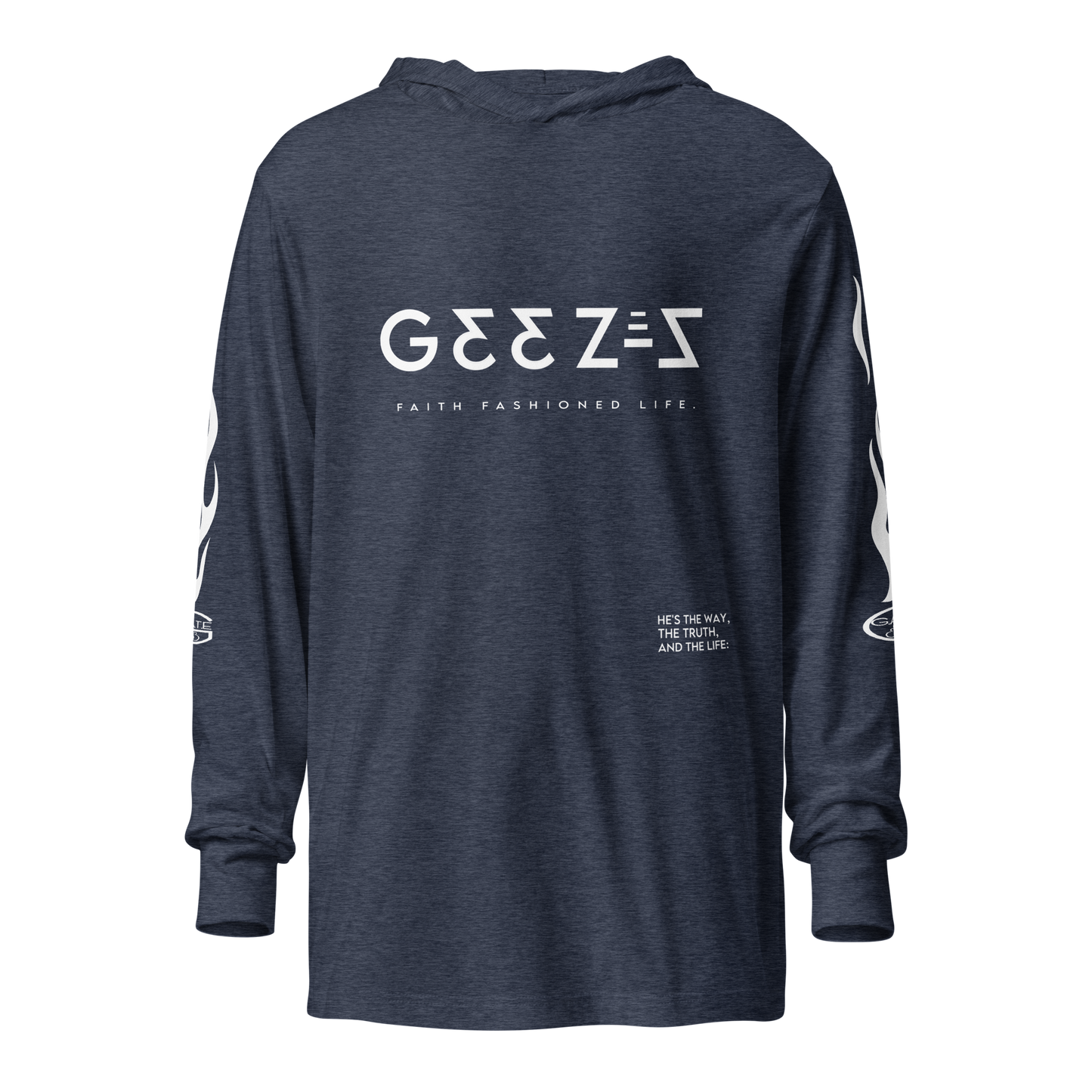 G33Z=Z Hooded long-sleeve tee