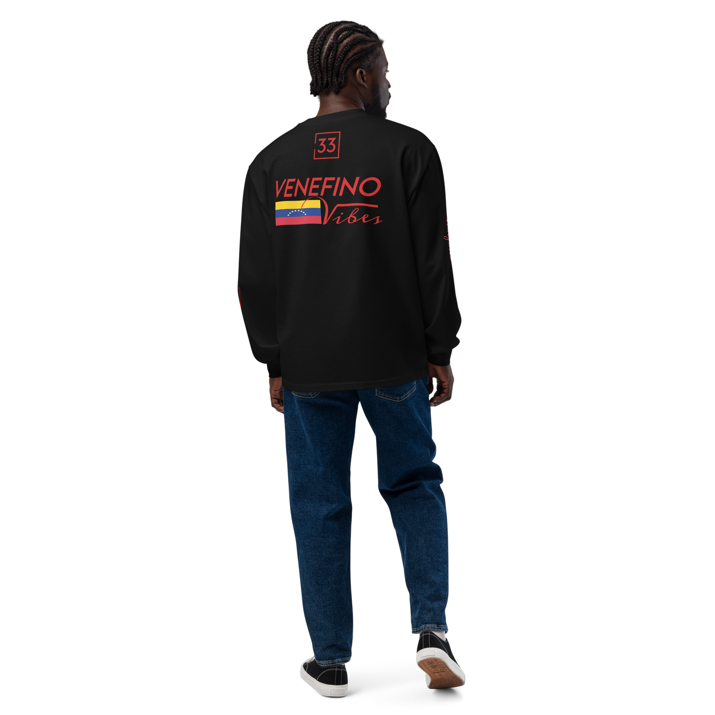 Pray for Venezuela Premium heavyweight long sleeve shirt