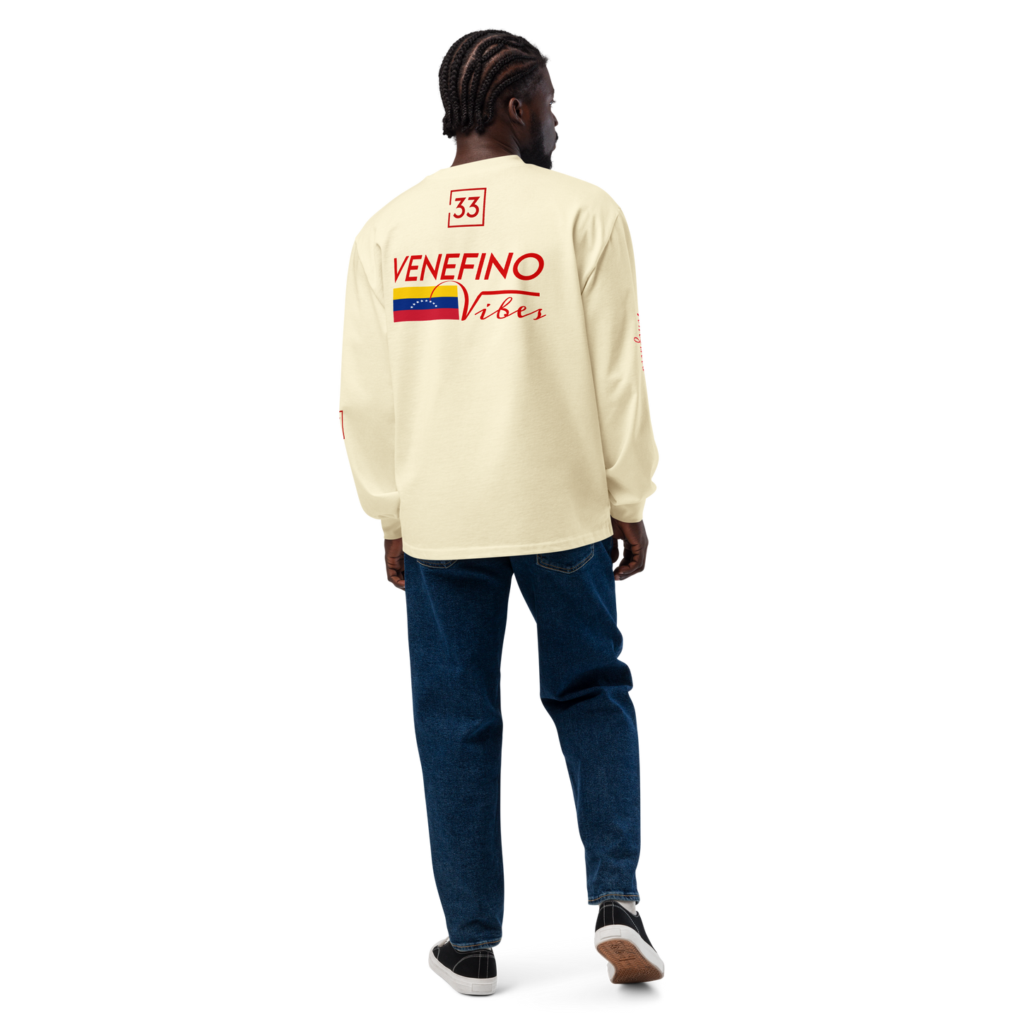 Pray for Venezuela Premium heavyweight long sleeve shirt